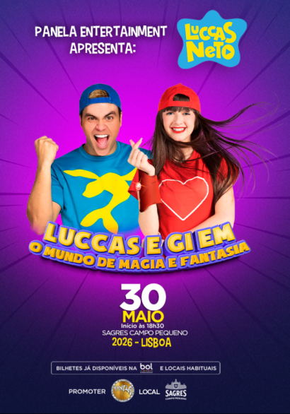 Luccas Neto - Tour 2026 | Lisboa