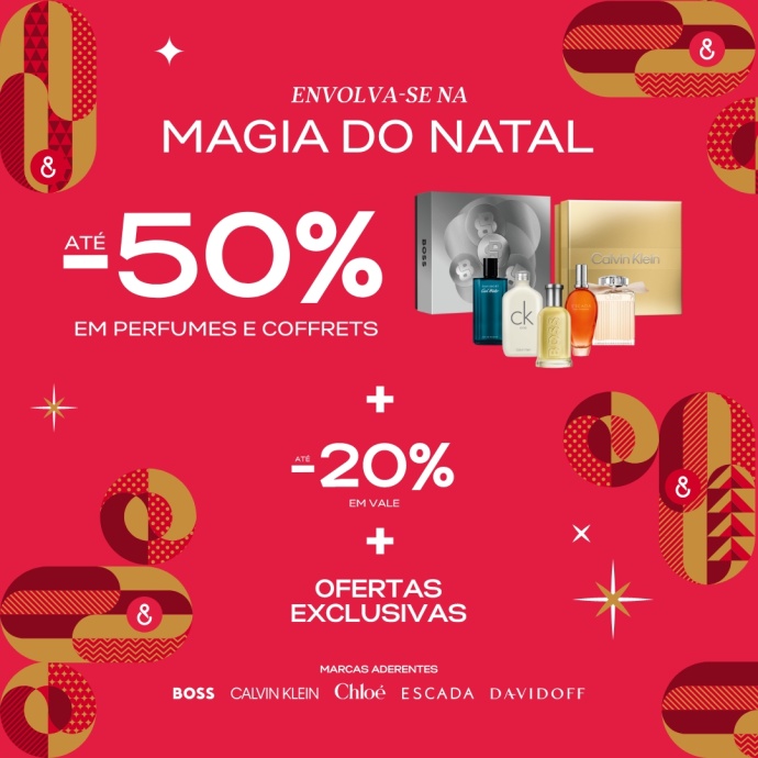 perfumes e coffrets campanha